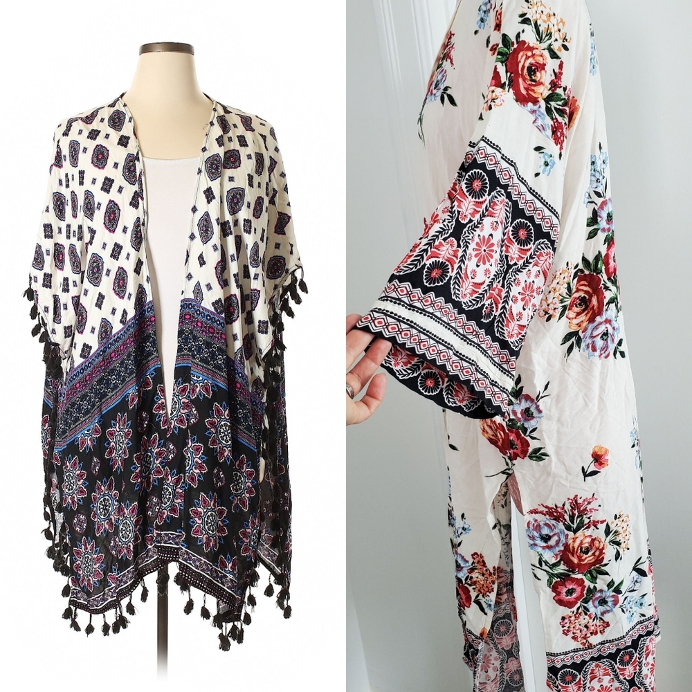 Boho Bundle 2 Kimono Open Front Miley + Molly‎ LA Hearts Size M